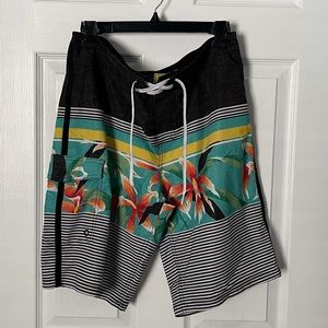 Tropical Mens Board Shorts Swim Trunks